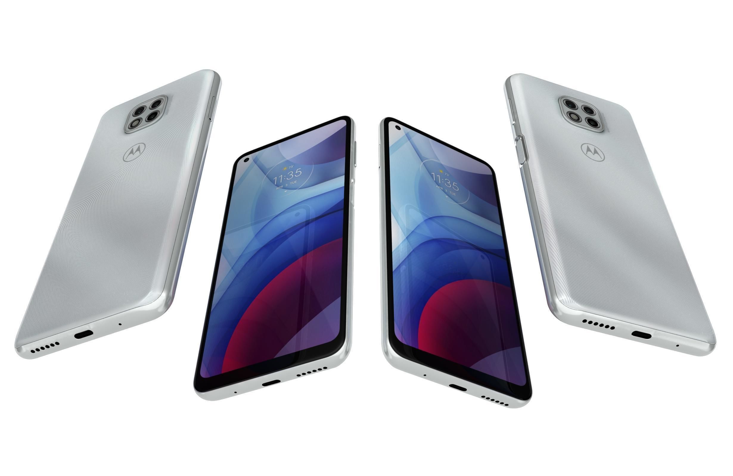 Motorola Moto G Power Flash Gray And Polar Silver 3D model_18