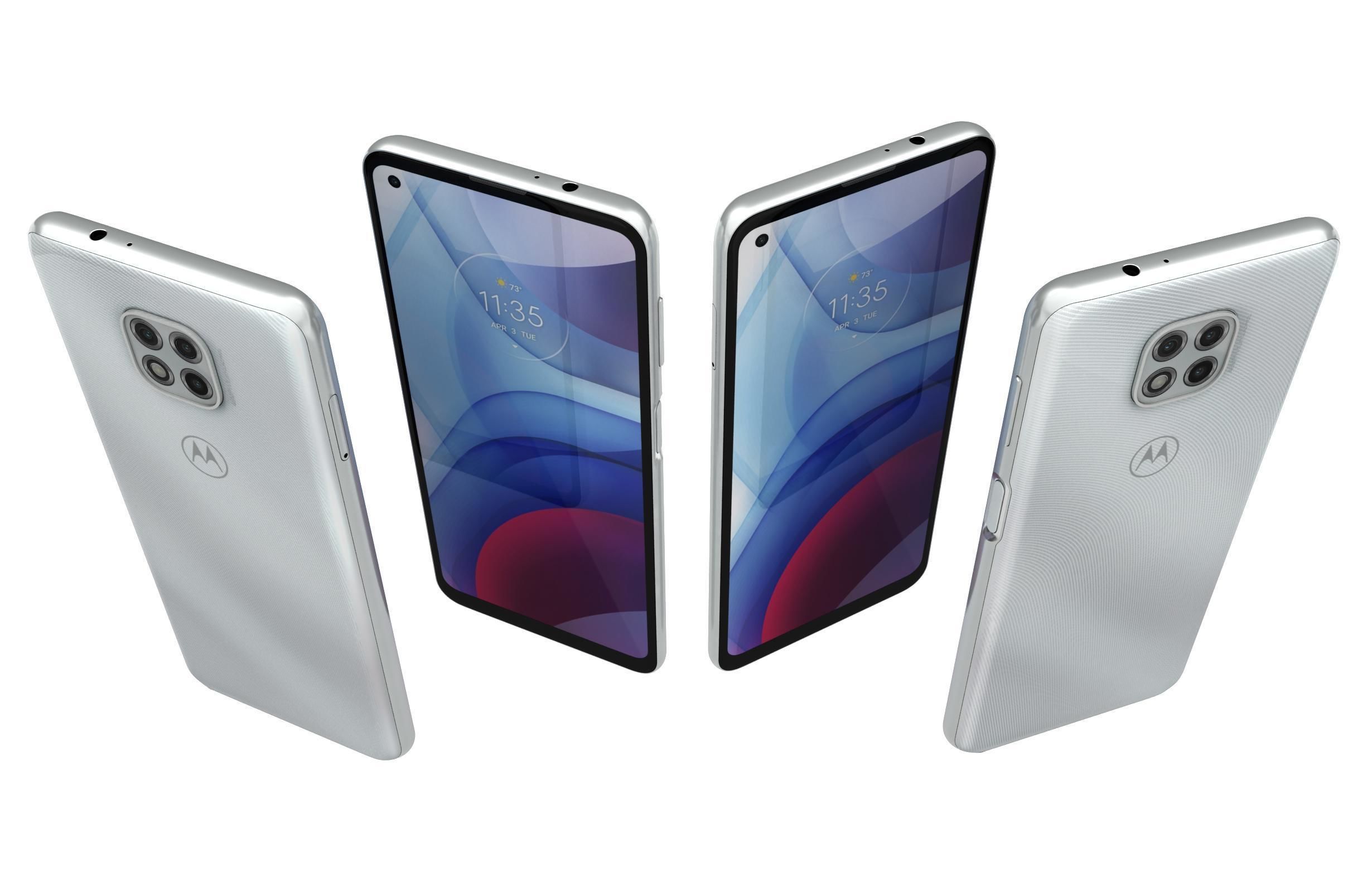 Motorola Moto G Power Flash Gray And Polar Silver 3D model_17