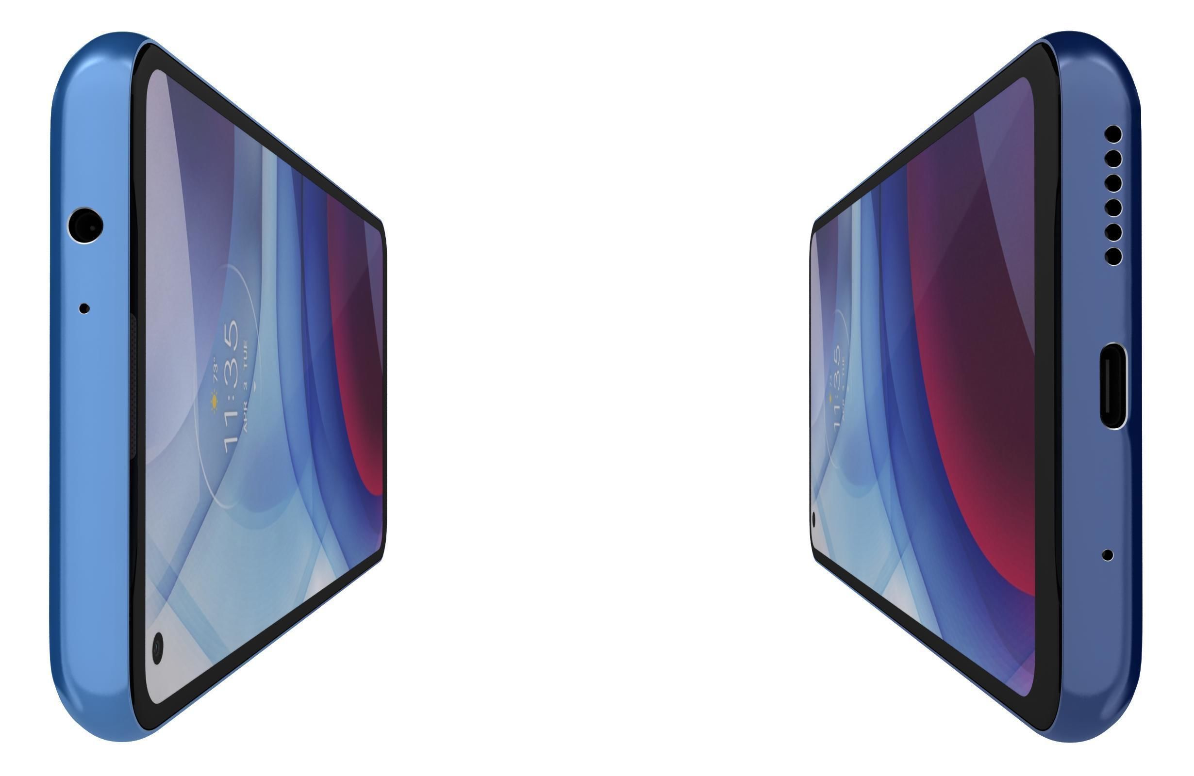 Motorola Moto G Power Flash Gray And Polar Silver 3D model_10