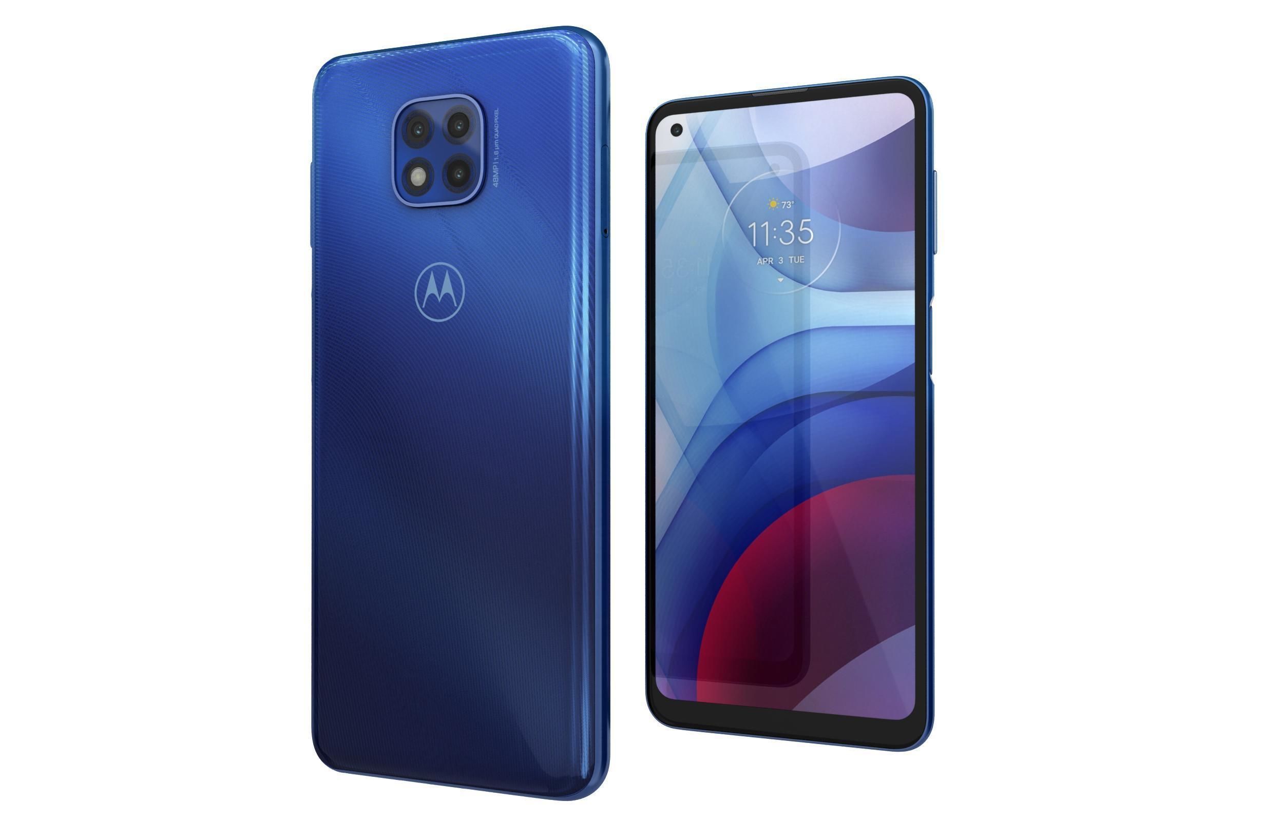 Motorola Moto G Power Flash Gray And Polar Silver 3D model_8