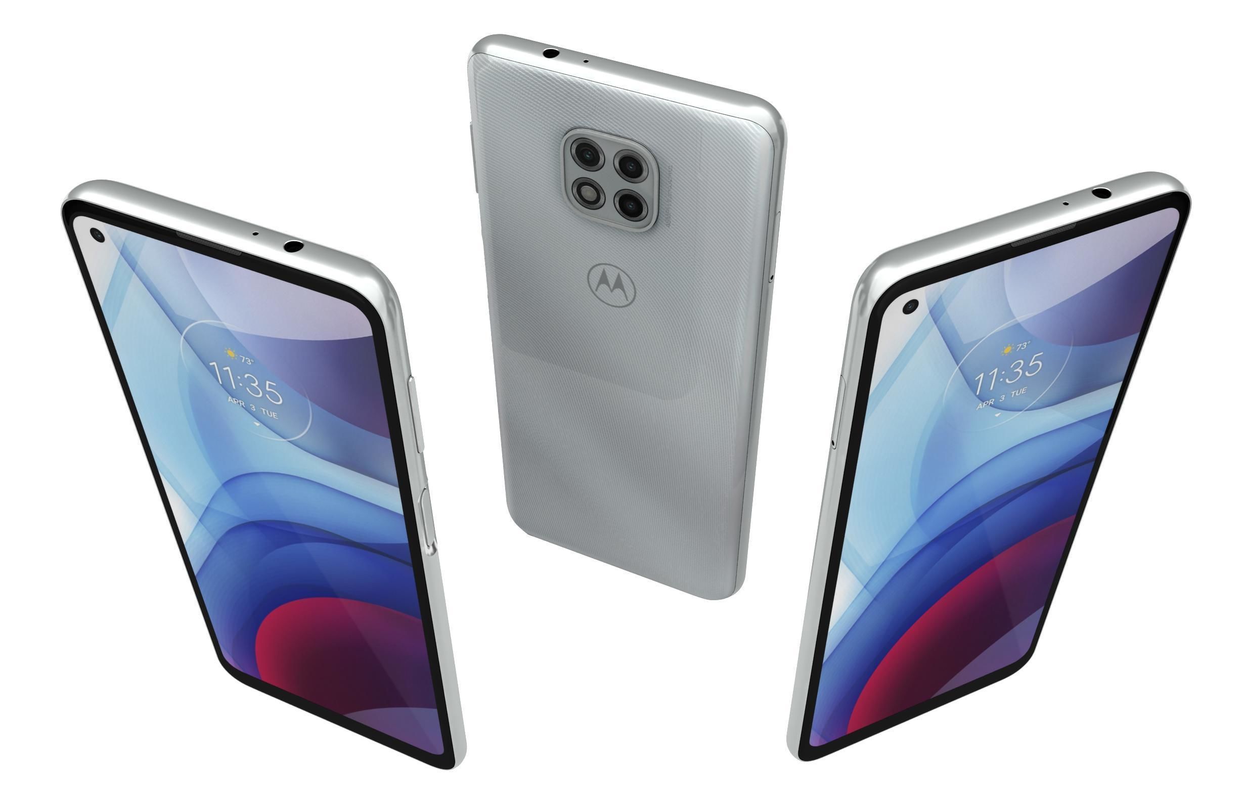 Motorola Moto G Power Flash Gray And Polar Silver 3D model_14