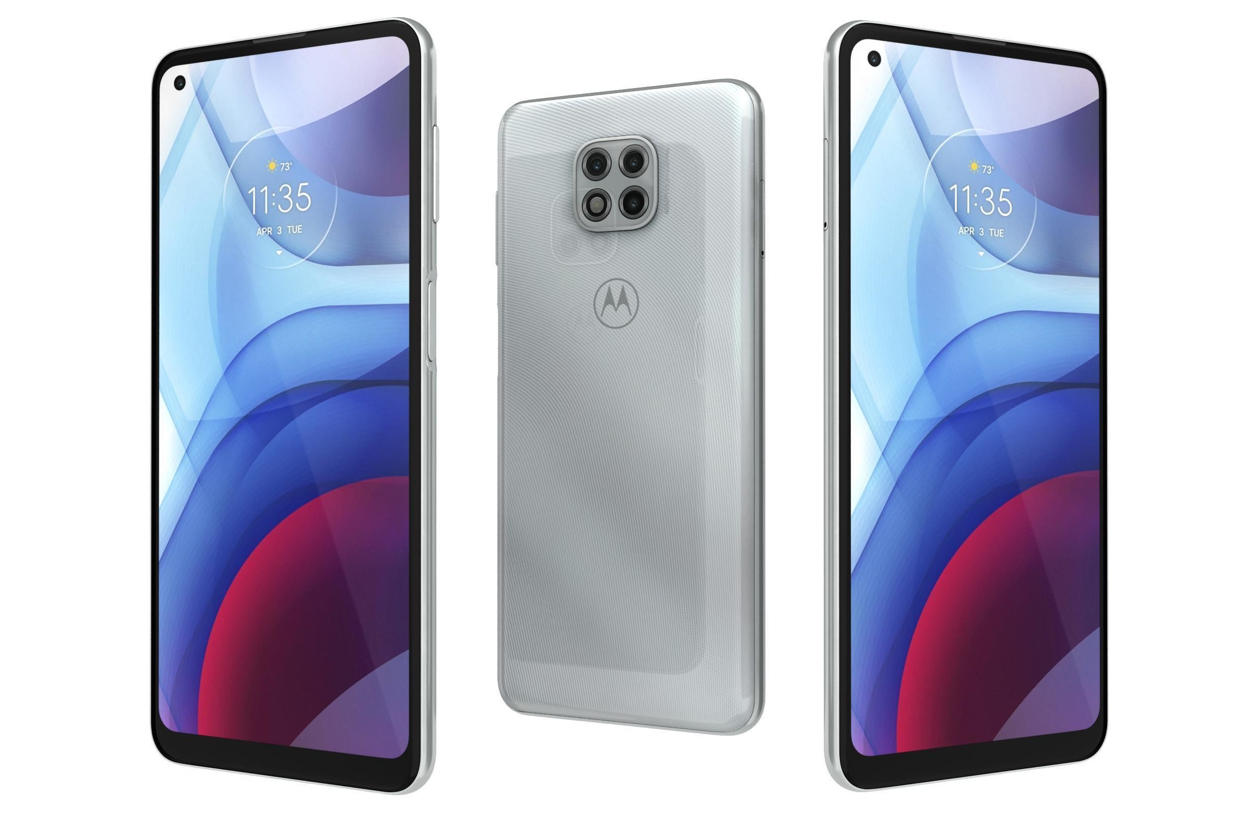 Motorola Moto G Power Flash Gray And Polar Silver 3D model_13