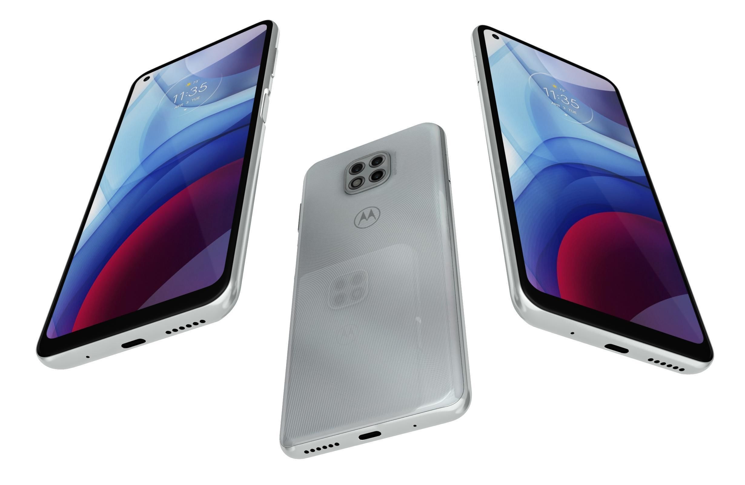 Motorola Moto G Power Flash Gray And Polar Silver 3D model_15