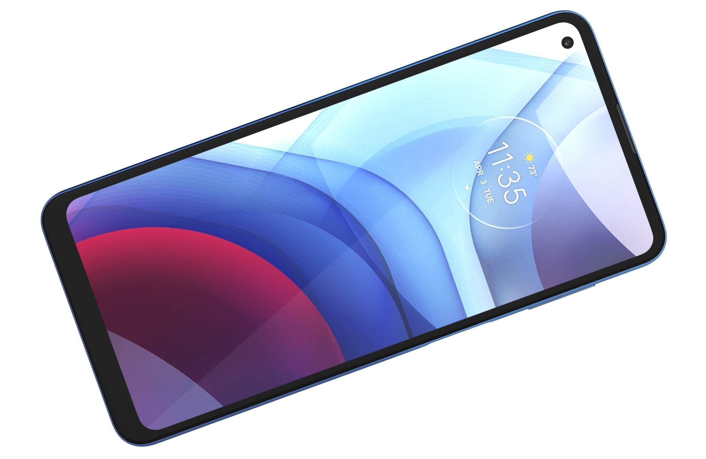 Motorola Moto G Power Flash Gray And Polar Silver 3D model_11