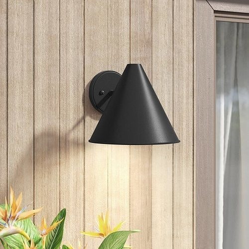 Dedmon Glass Outdoor Armed Sconce - 2 colour Free 3D model