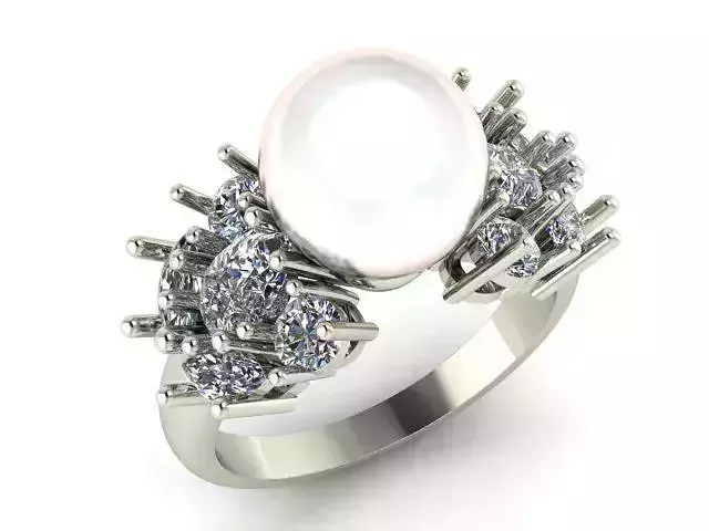 pearl Dimond ring