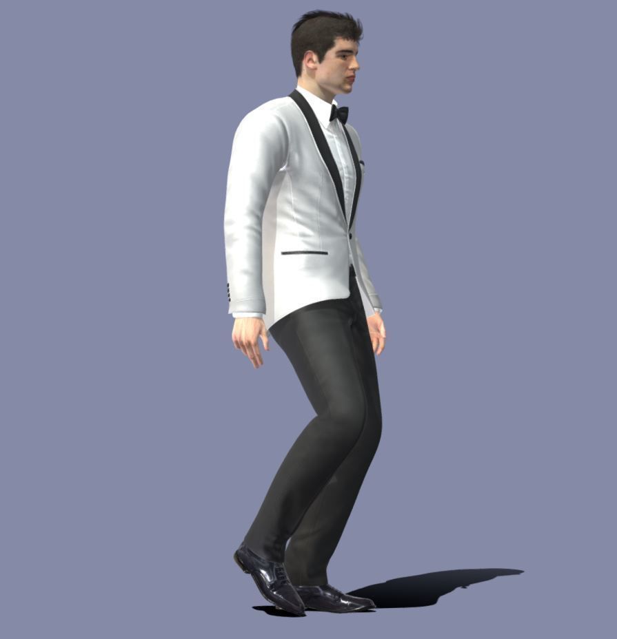 rigged elegant man 3D model_5