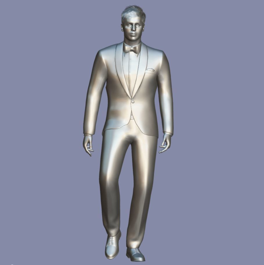 rigged elegant man 3D model_6