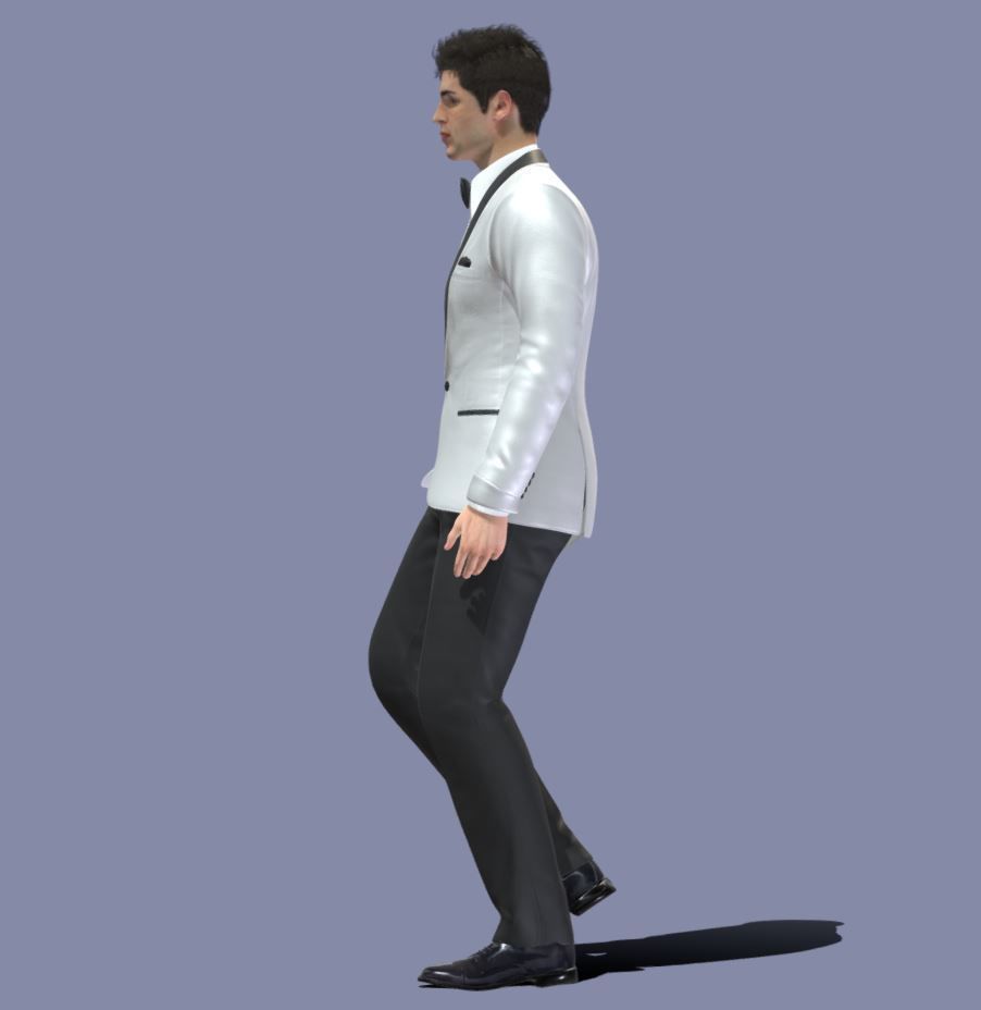 rigged elegant man 3D model_3