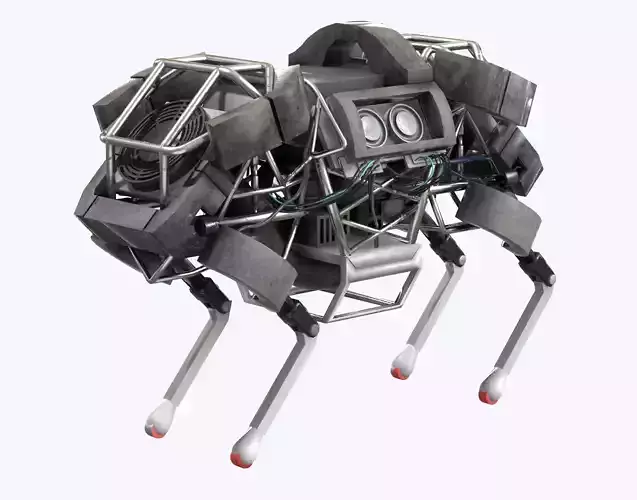 WildCat Robot Boston Dynamics Low-poly 3D model