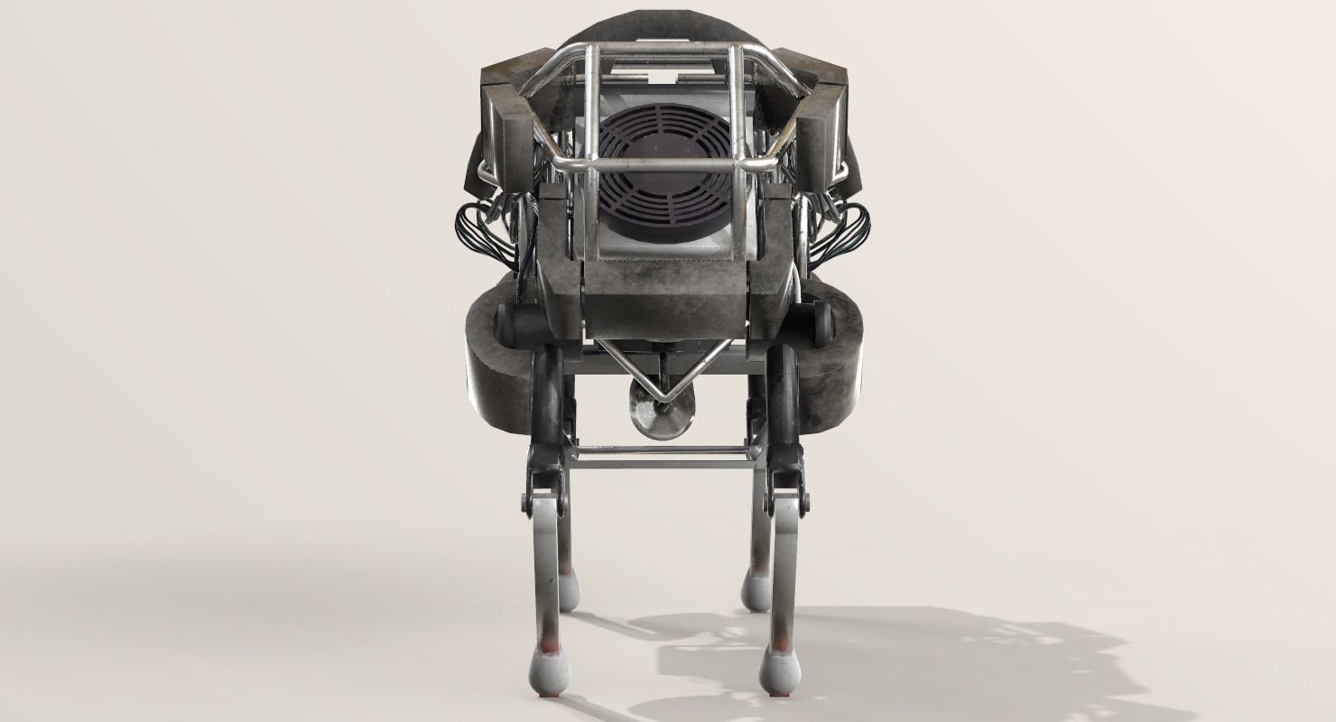WildCat Robot Boston Dynamics Low-poly 3D model_7