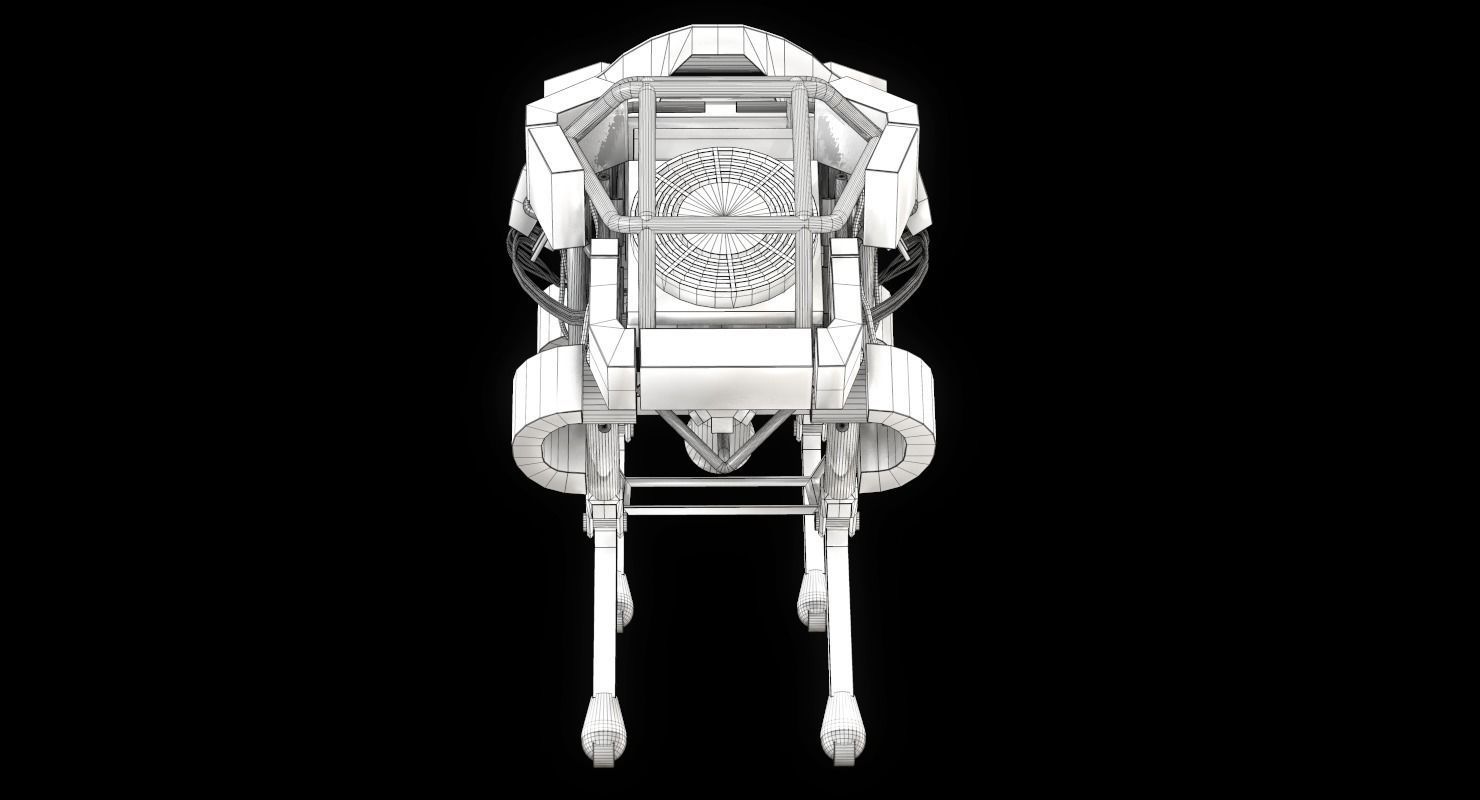 WildCat Robot Boston Dynamics Low-poly 3D model_20