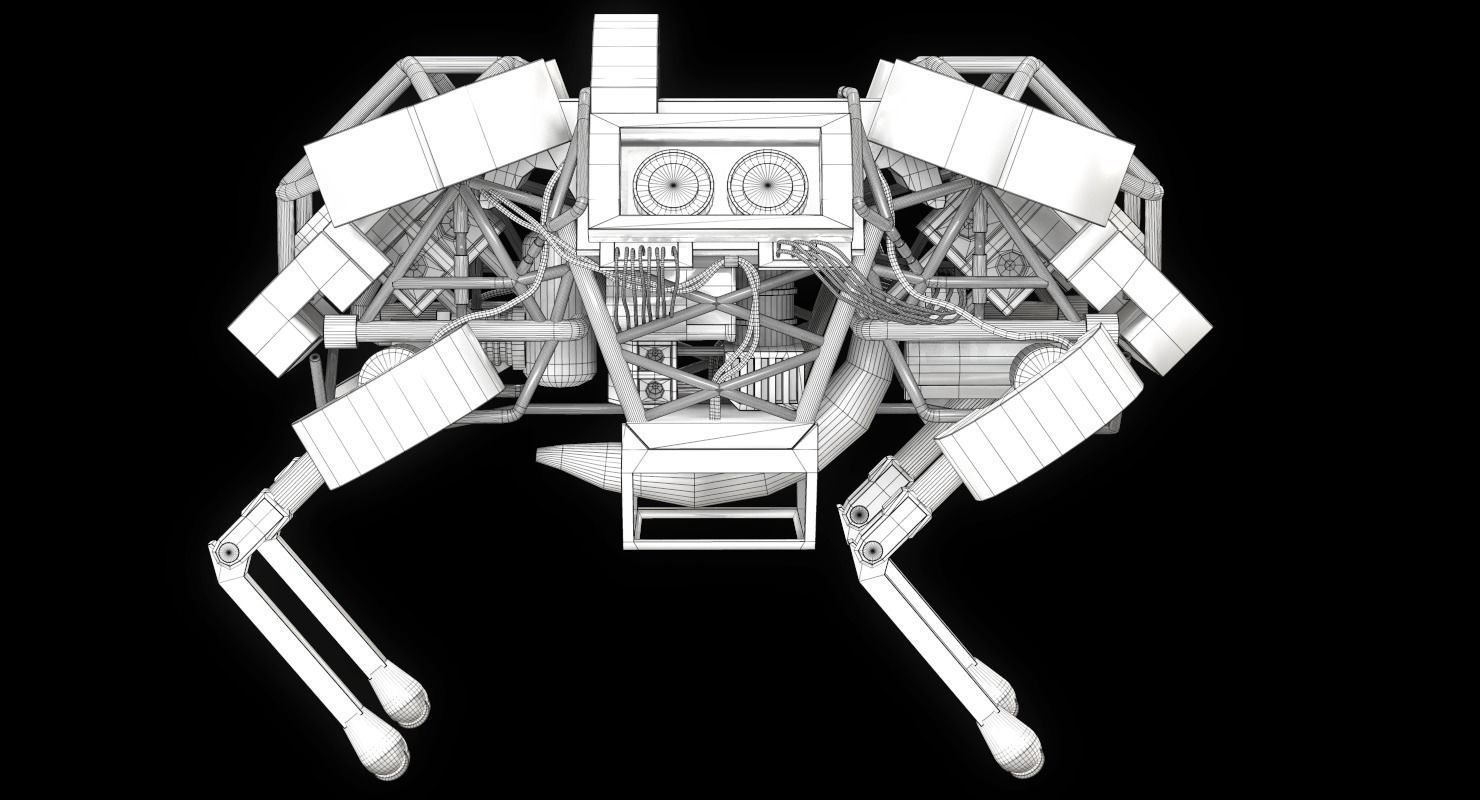 WildCat Robot Boston Dynamics Low-poly 3D model_18