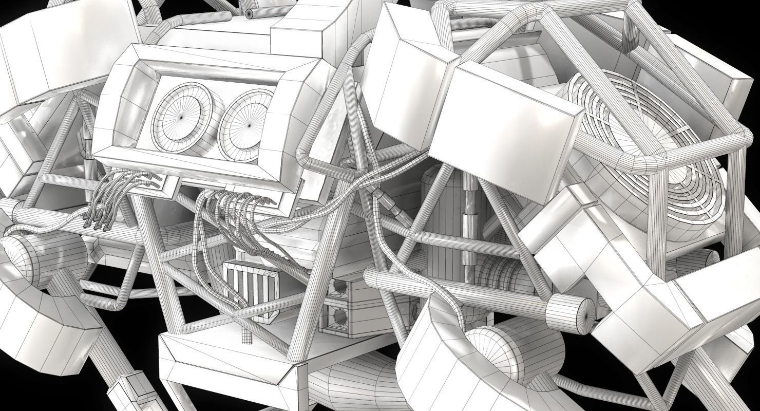 WildCat Robot Boston Dynamics Low-poly 3D model_22