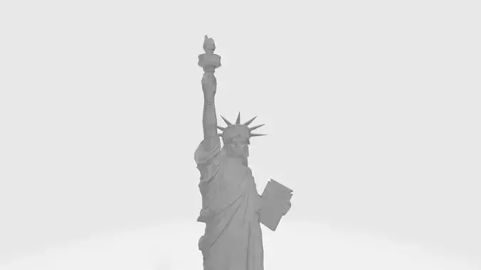 Statue of liberty 3D Model for Animation Scenes and Games