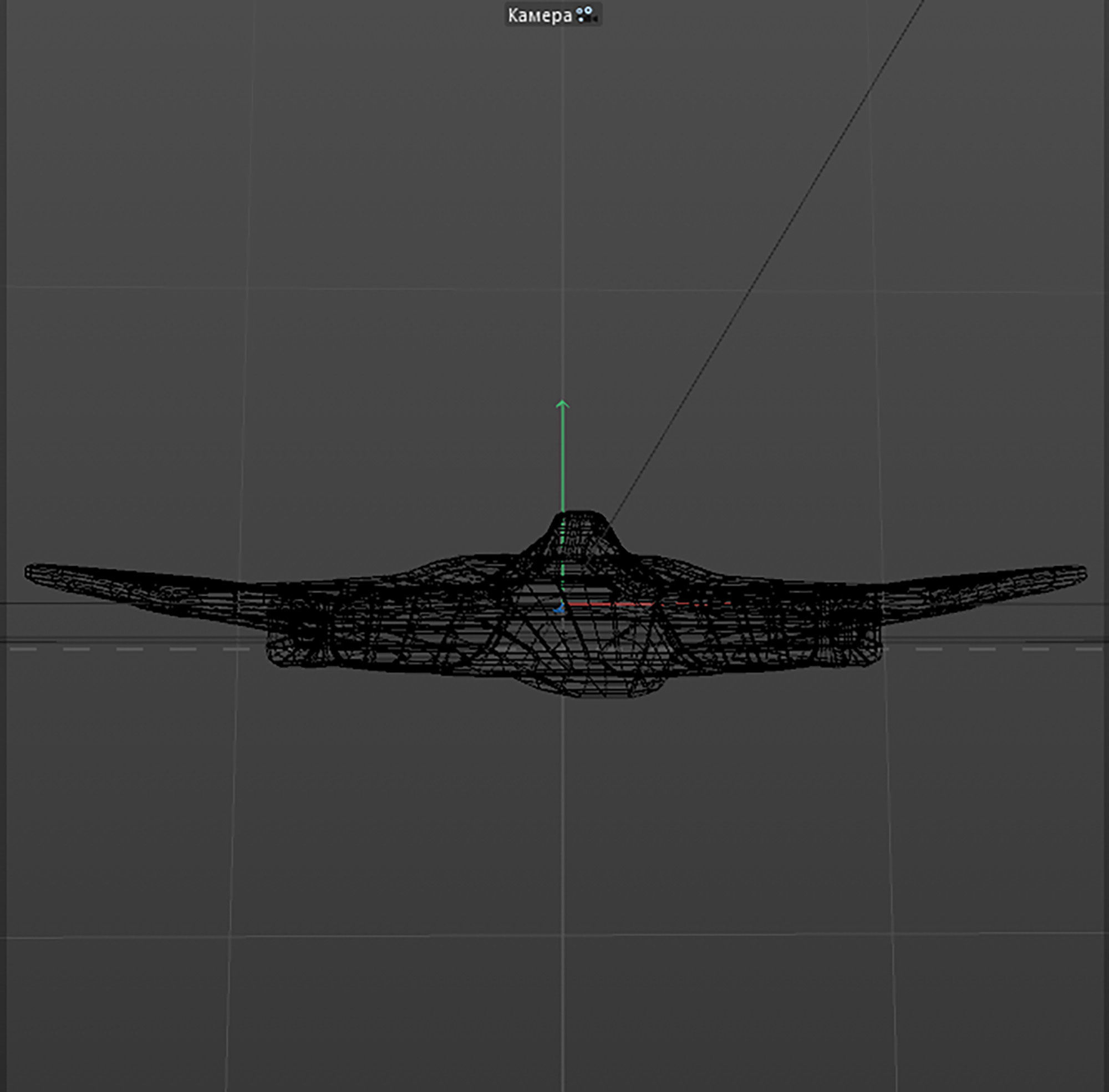 space mosquito A 2 Low-poly 3D model_19