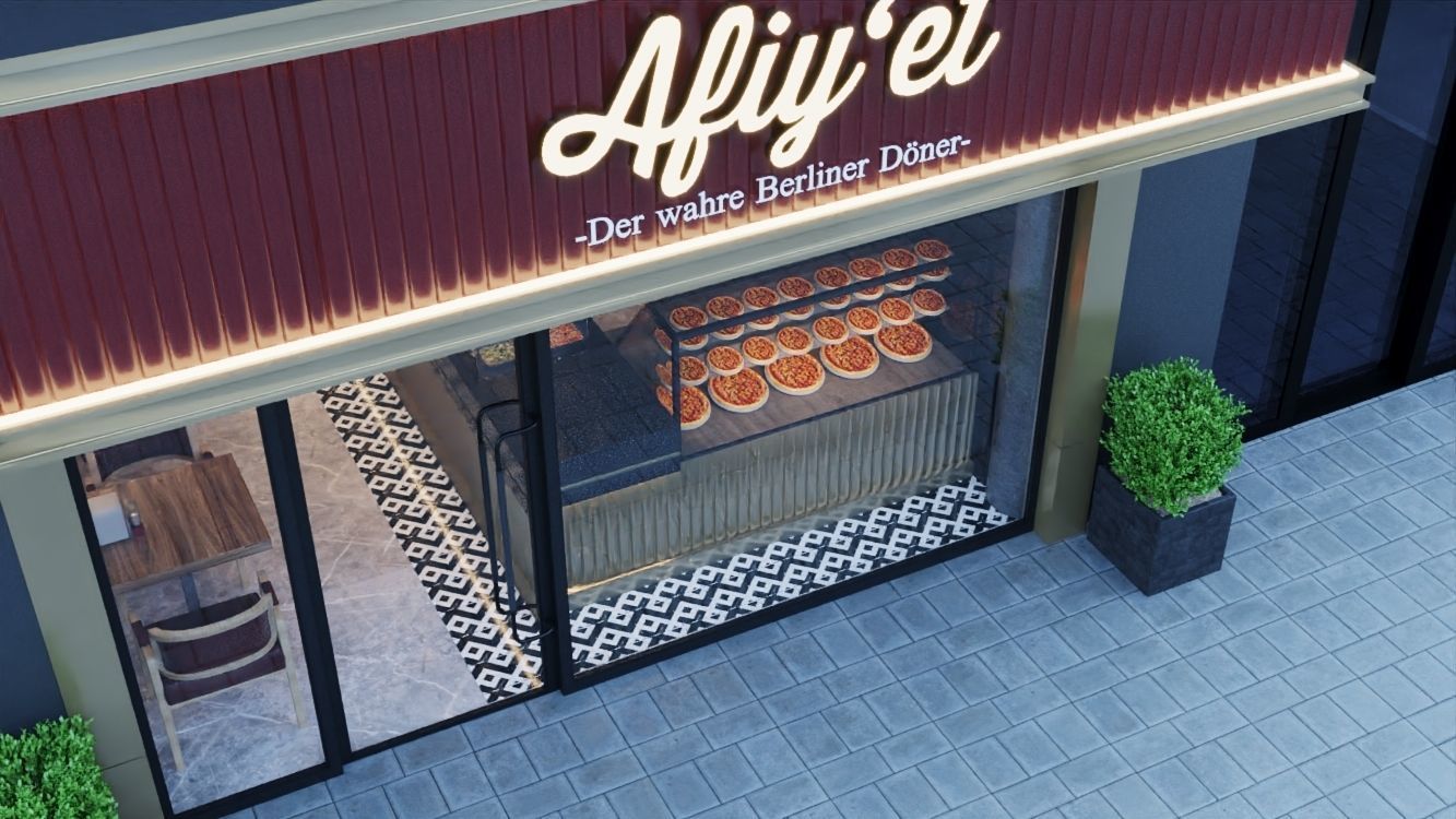 Kebab Restaurant 3D model_2