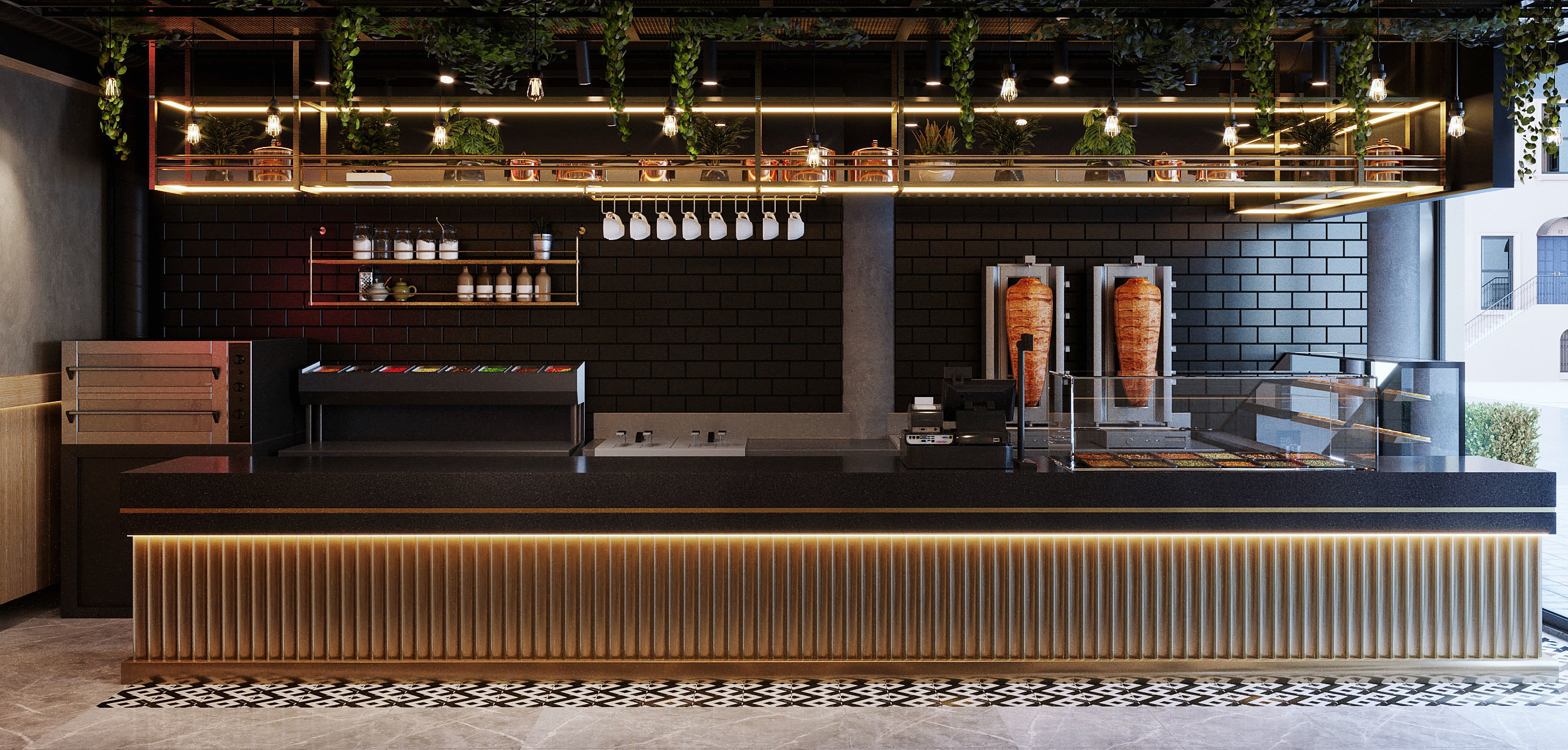 Kebab Restaurant 3D model_8