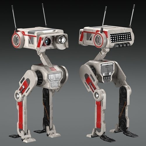 Robot from the game star wars jedi fallen order 3D model Robot from the game star wars jedi fallen order 3D model