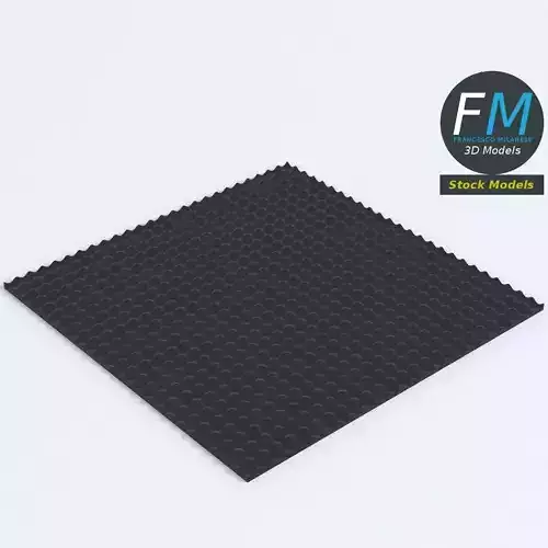 Soundproof panel 3D model