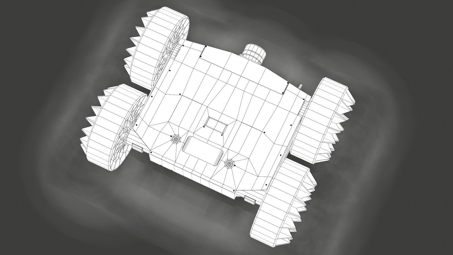 SandFlea Robot Boston Dynamics Low-poly 3D model_13