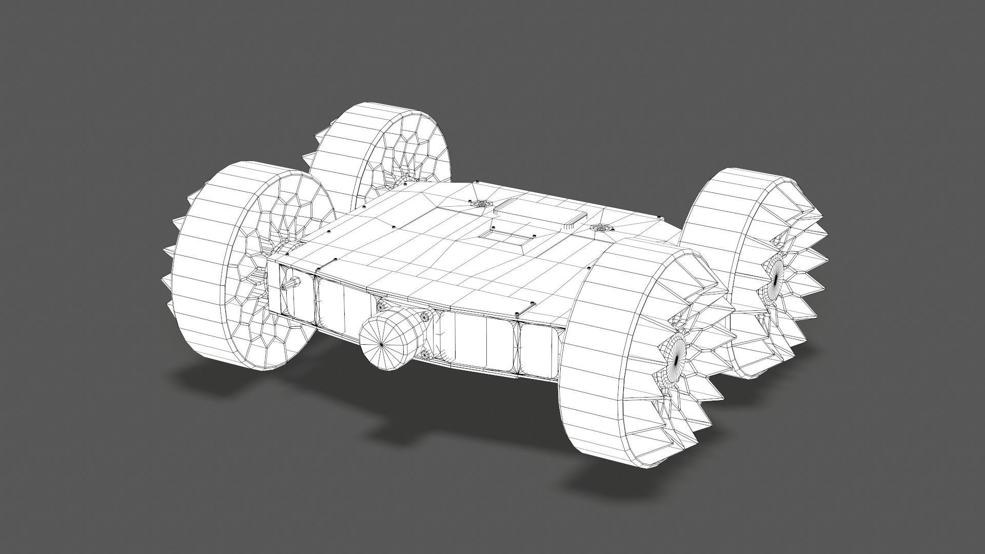 SandFlea Robot Boston Dynamics Low-poly 3D model_14