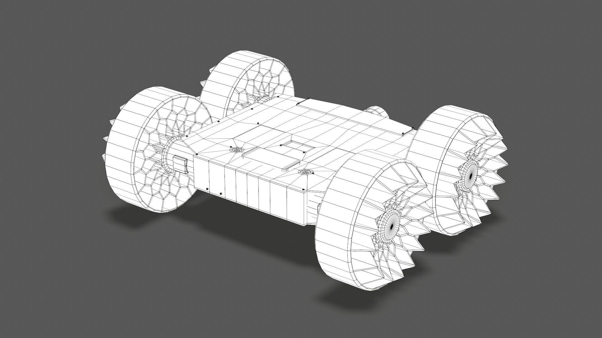 SandFlea Robot Boston Dynamics Low-poly 3D model_15