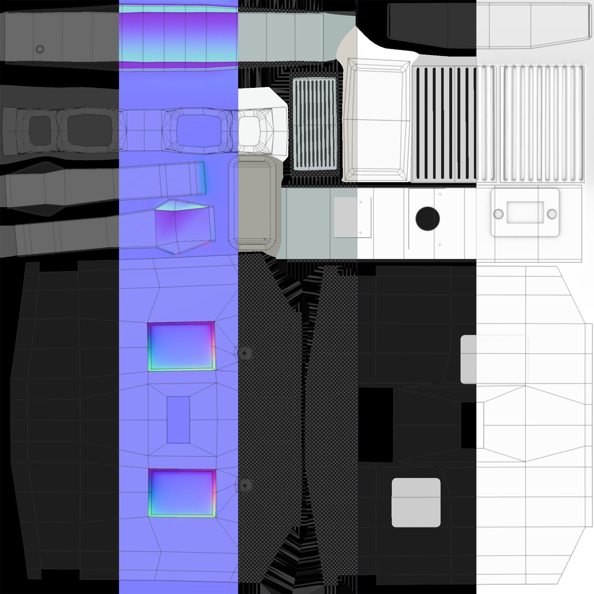 SandFlea Robot Boston Dynamics Low-poly 3D model_16
