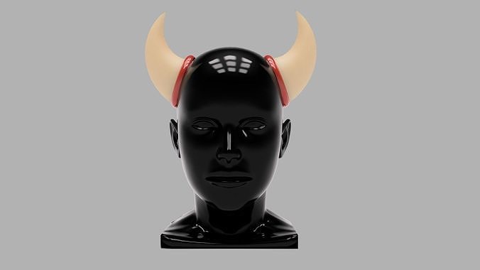 Bowsette cosplay horns Free 3D print model