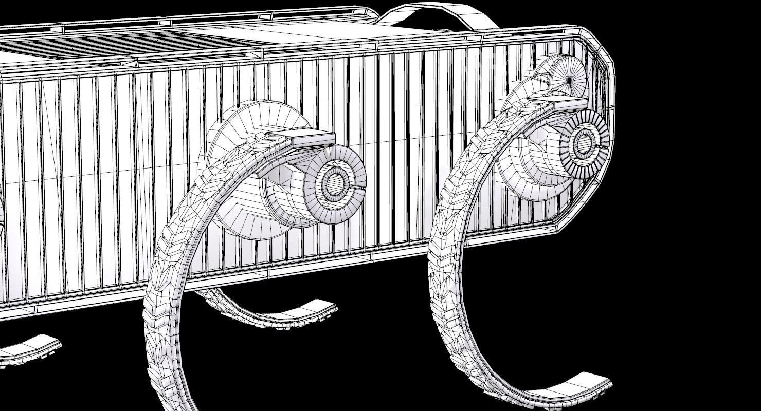 RHex Robot Boston Dynamics Low-poly 3D model_24