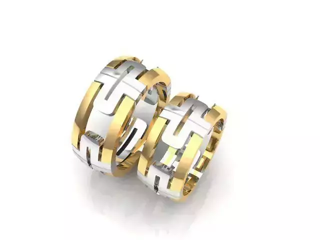 wedding ring 3D print model