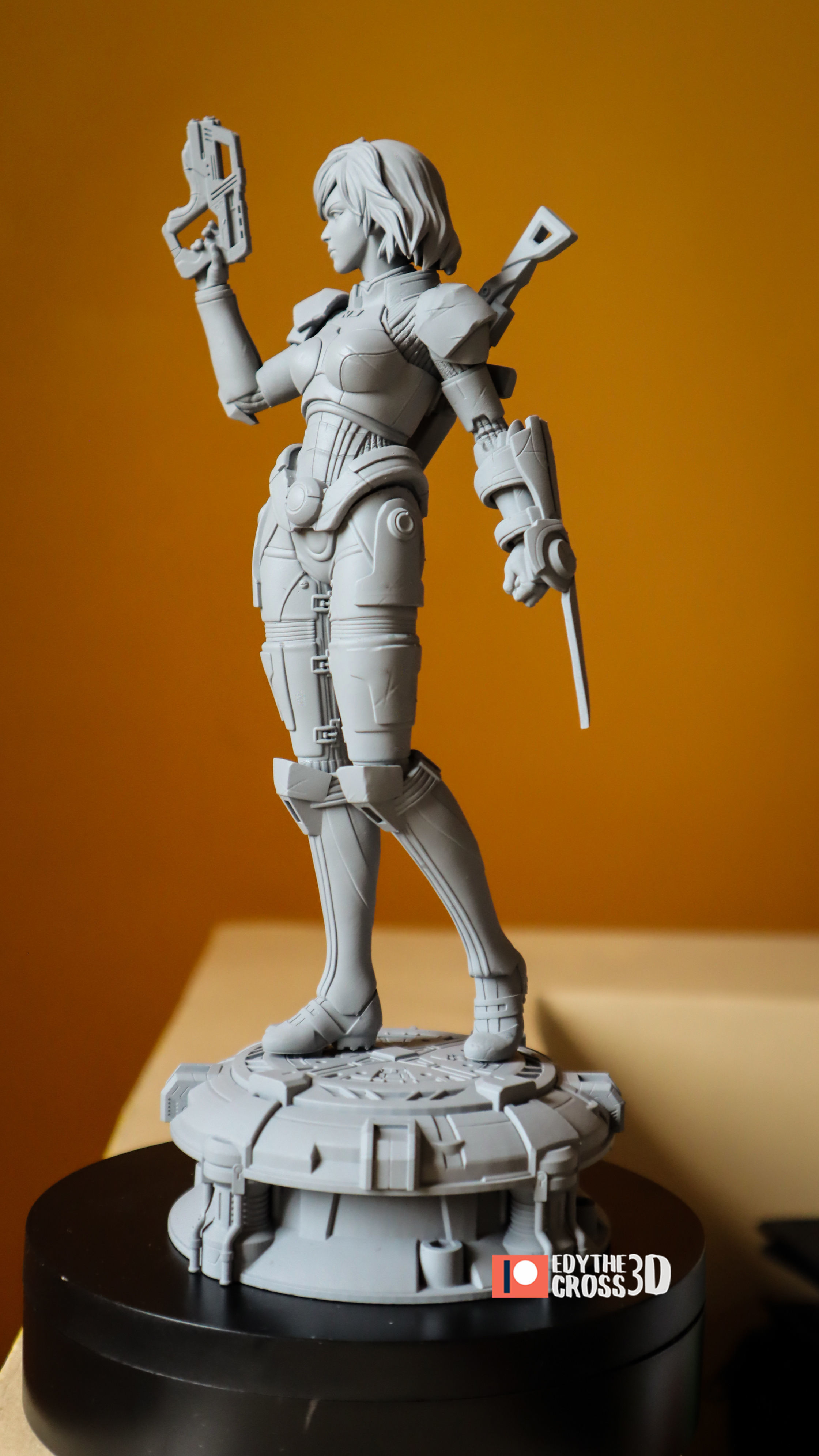 Female Shepard - Mass Effect  3D print model_10