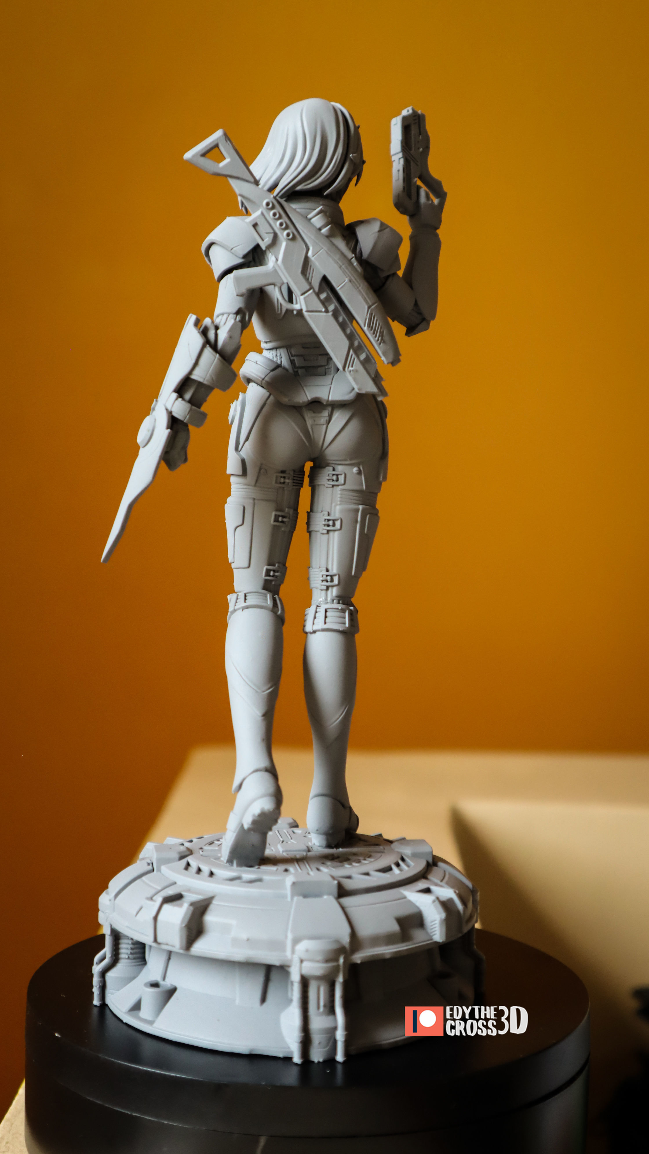 Female Shepard - Mass Effect  3D print model_12