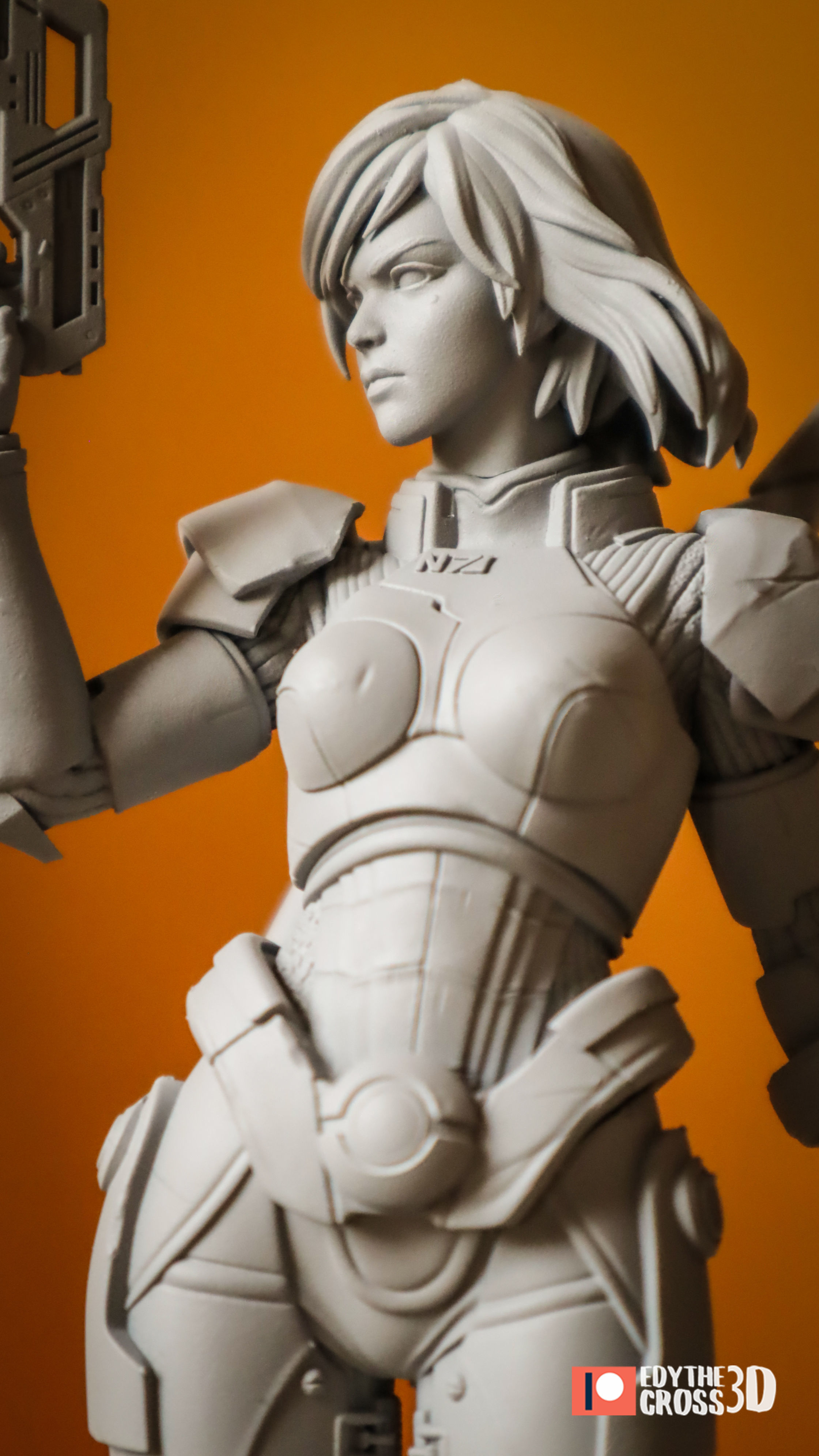 Female Shepard - Mass Effect  3D print model_5