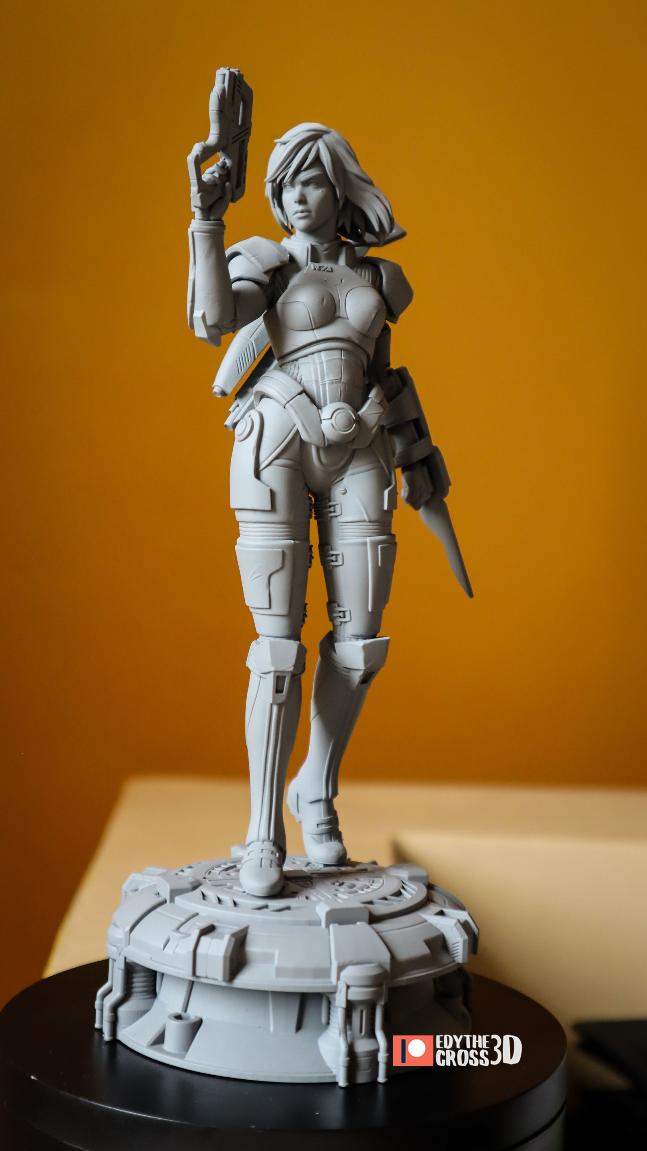 Female Shepard - Mass Effect  3D print model_9