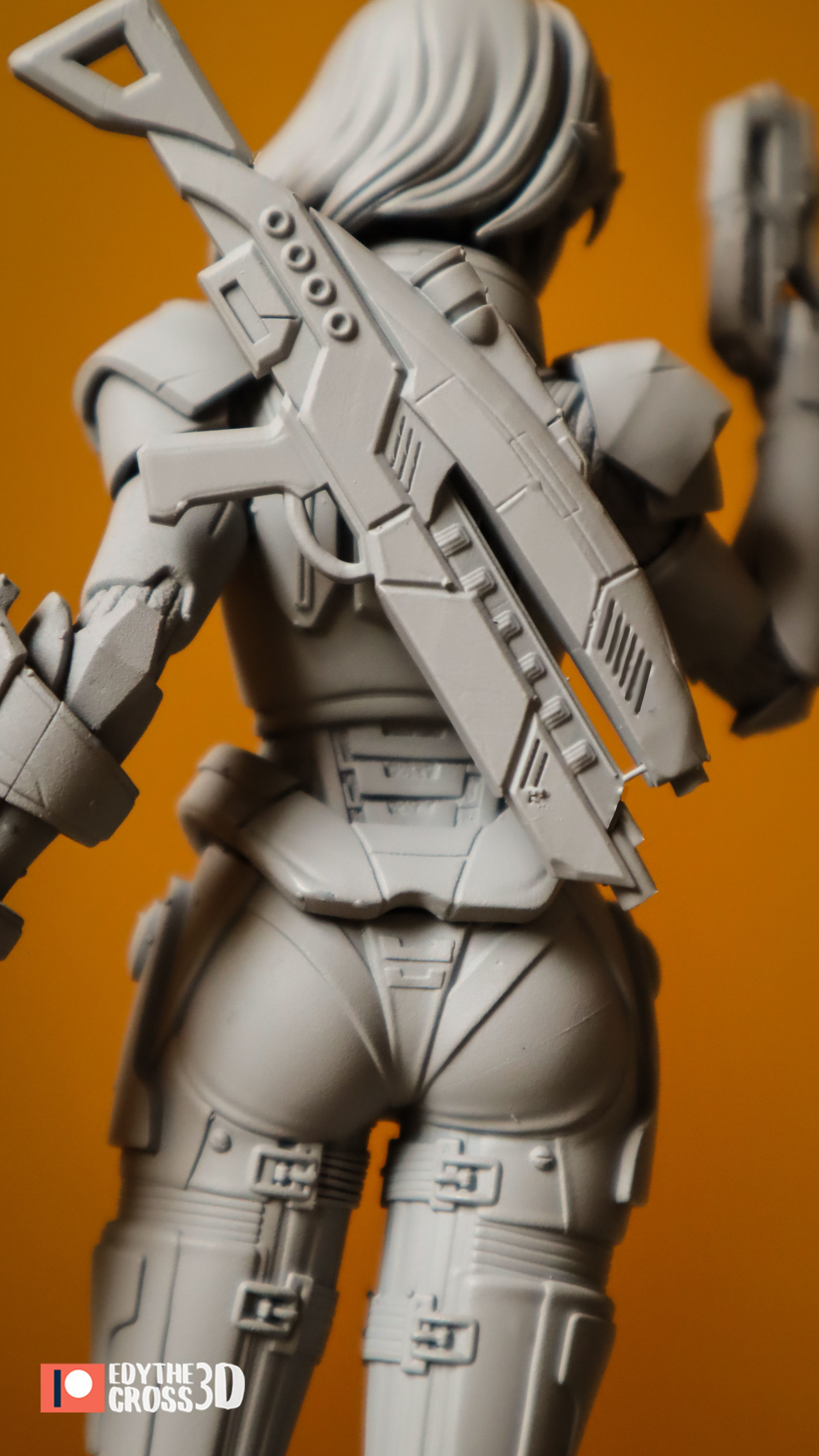 Female Shepard - Mass Effect  3D print model_8