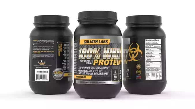 Protein Powder 3D model