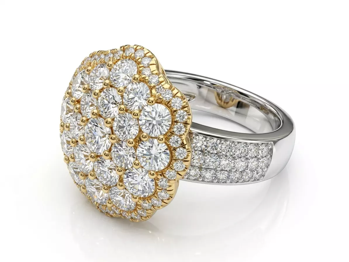 Beautiful ring 3D print model