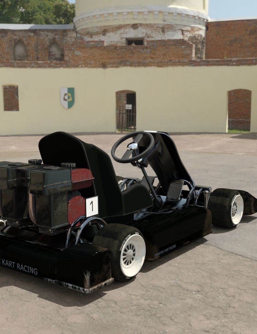 Speedy Go Kart 3D model_11