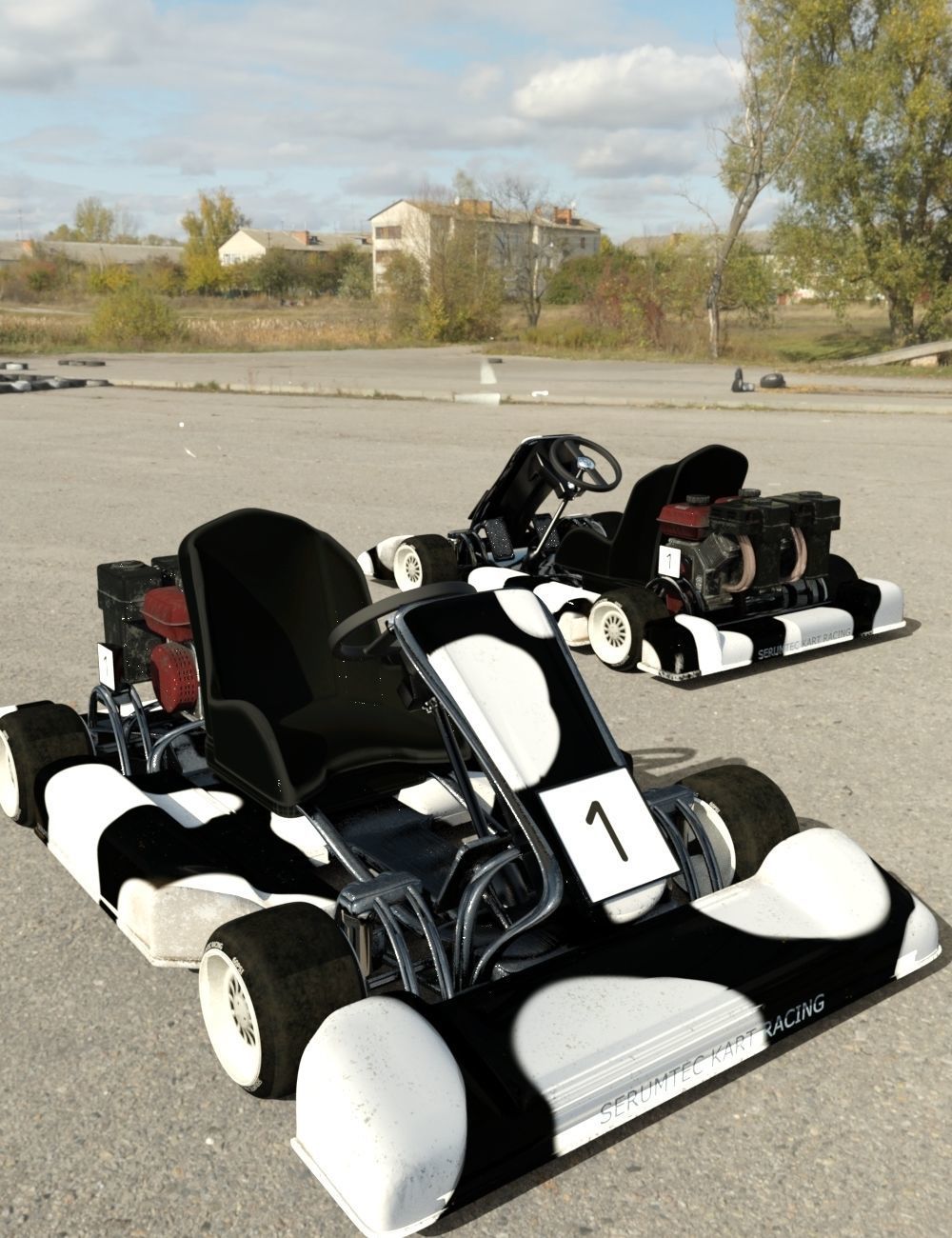 Speedy Go Kart 3D model_4