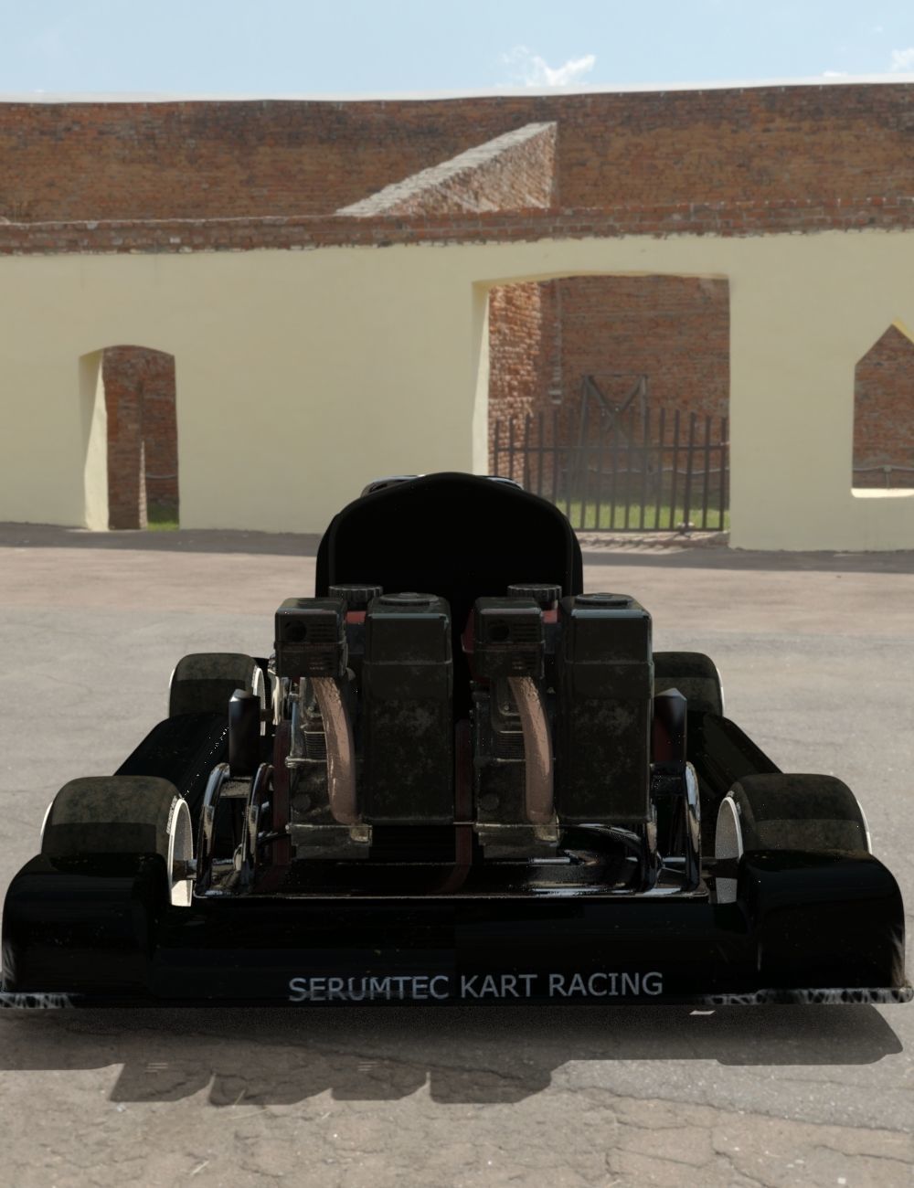 Speedy Go Kart 3D model_10