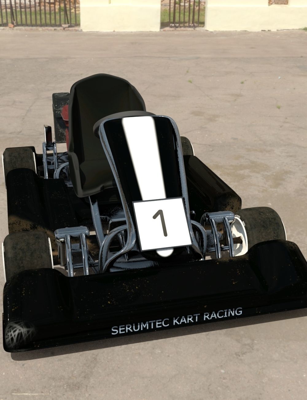 Speedy Go Kart 3D model_7