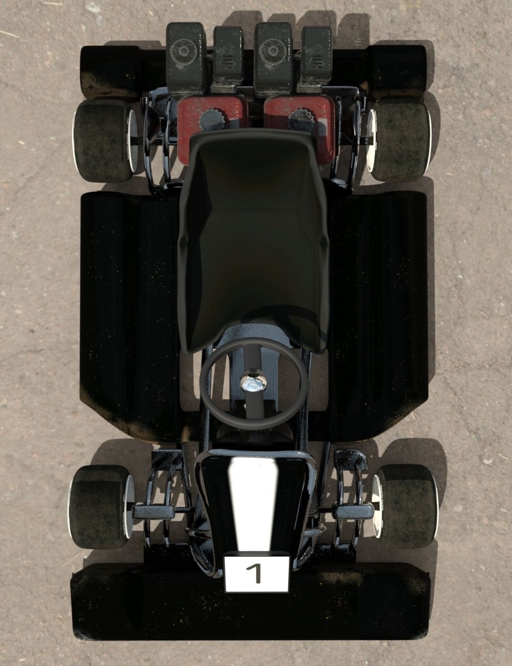 Speedy Go Kart 3D model_12