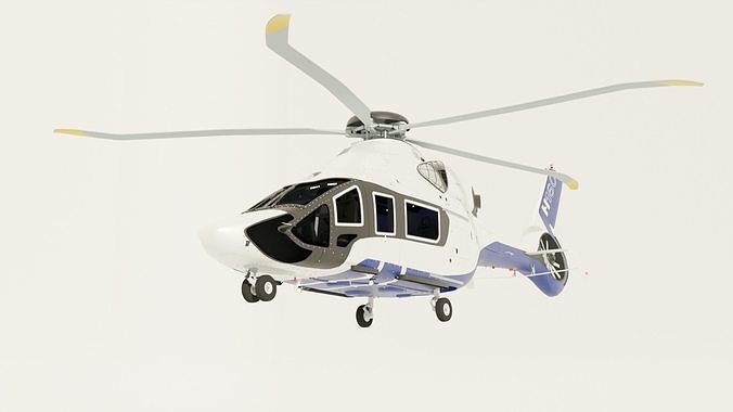 Airbus Helicopters H160 animated  3D model