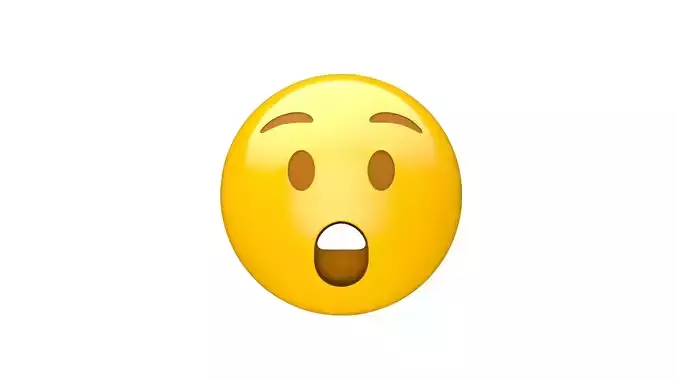 Apple Astonished Face