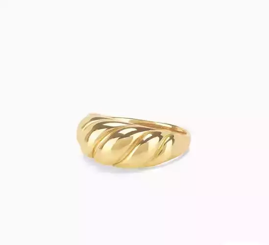 RE-001 gold - plated ring