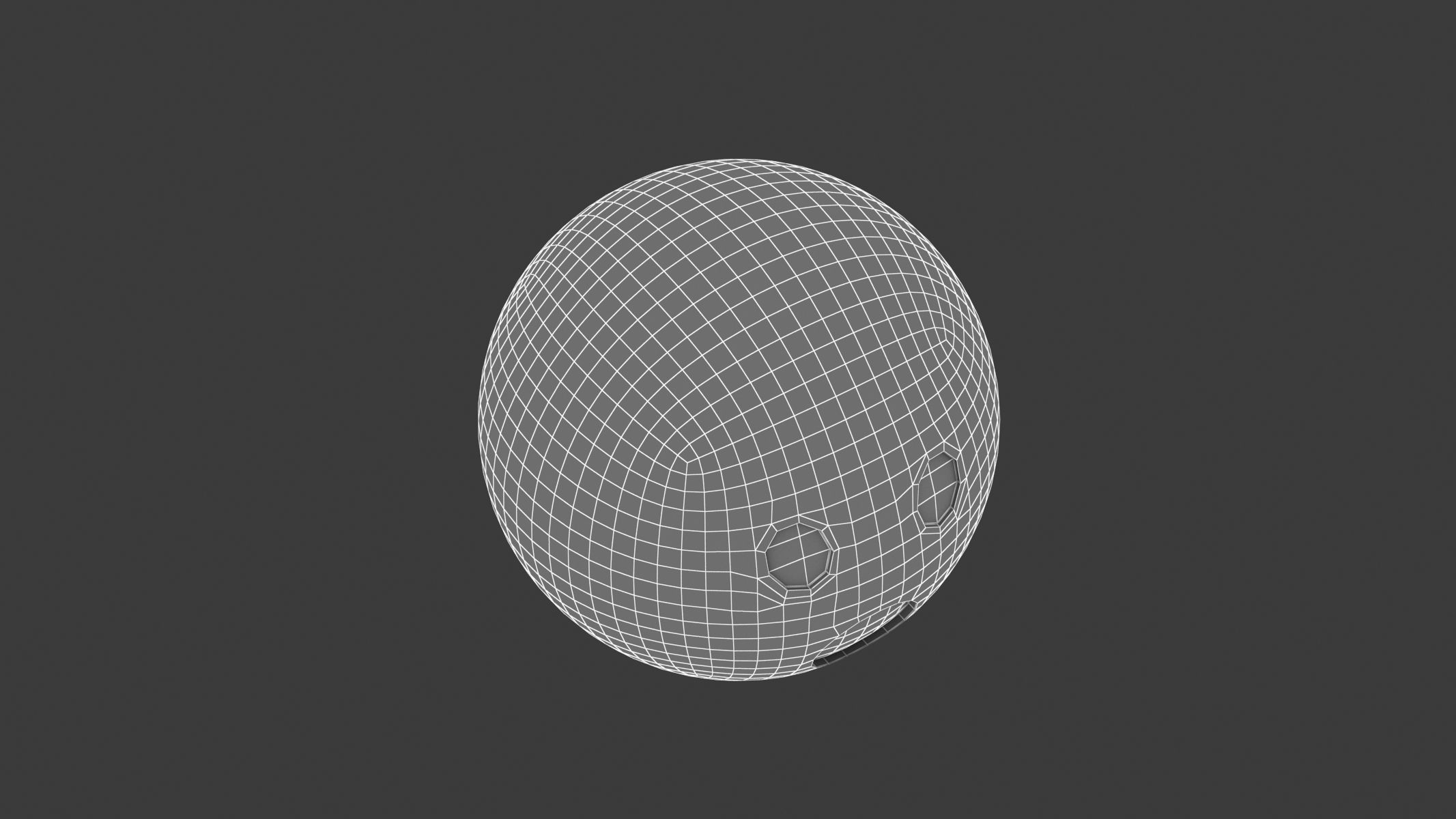 Apple Face with Open Mouth 3D model_9