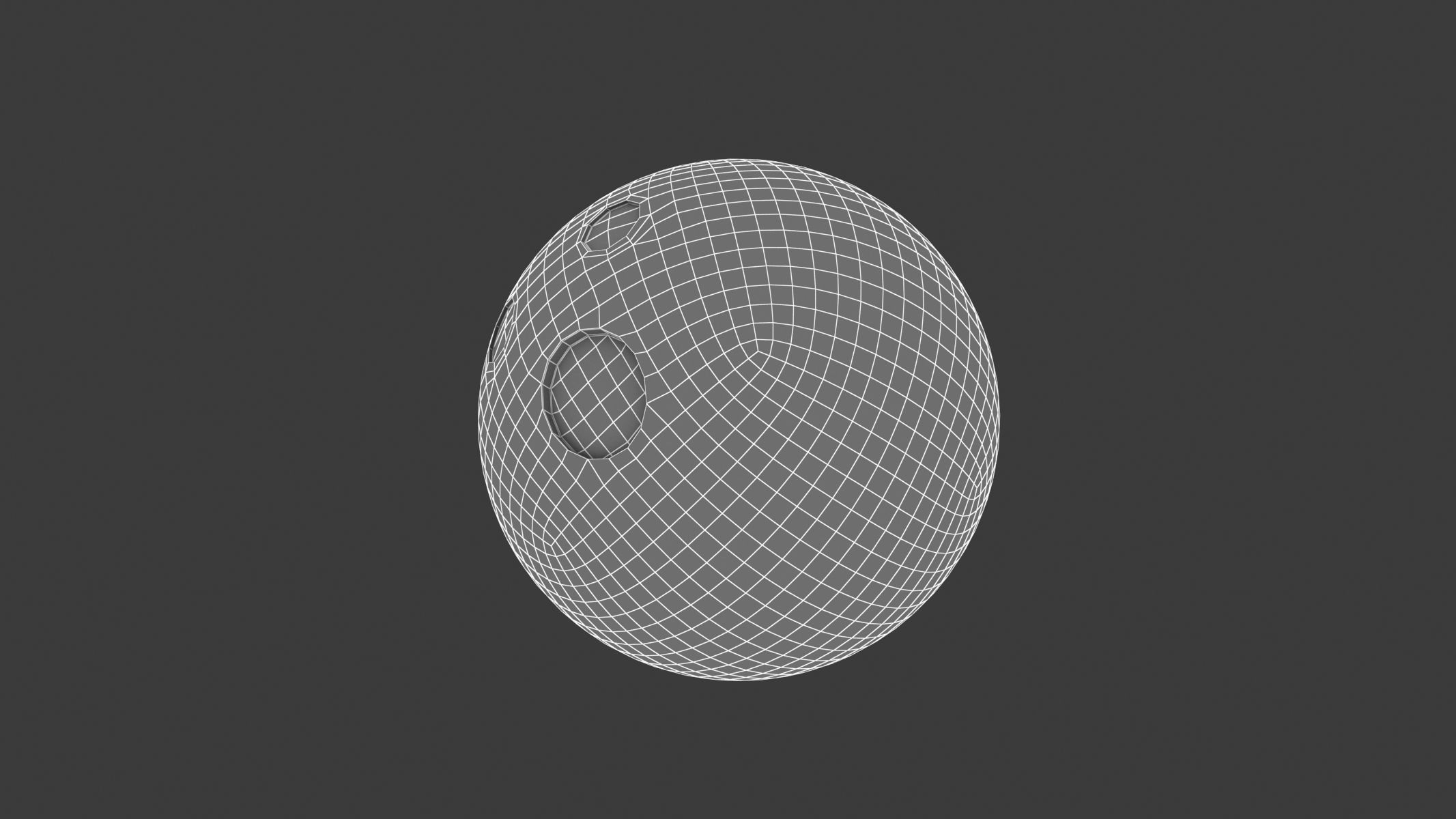 Apple Face with Open Mouth 3D model_8