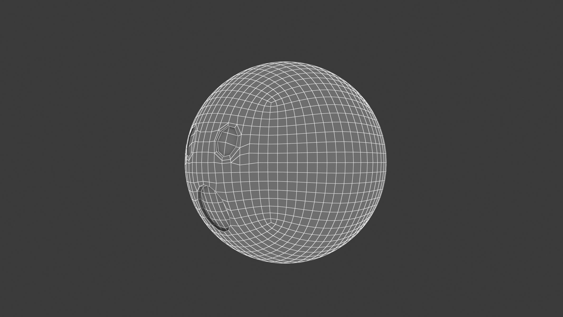 Apple Face with Open Mouth 3D model_7