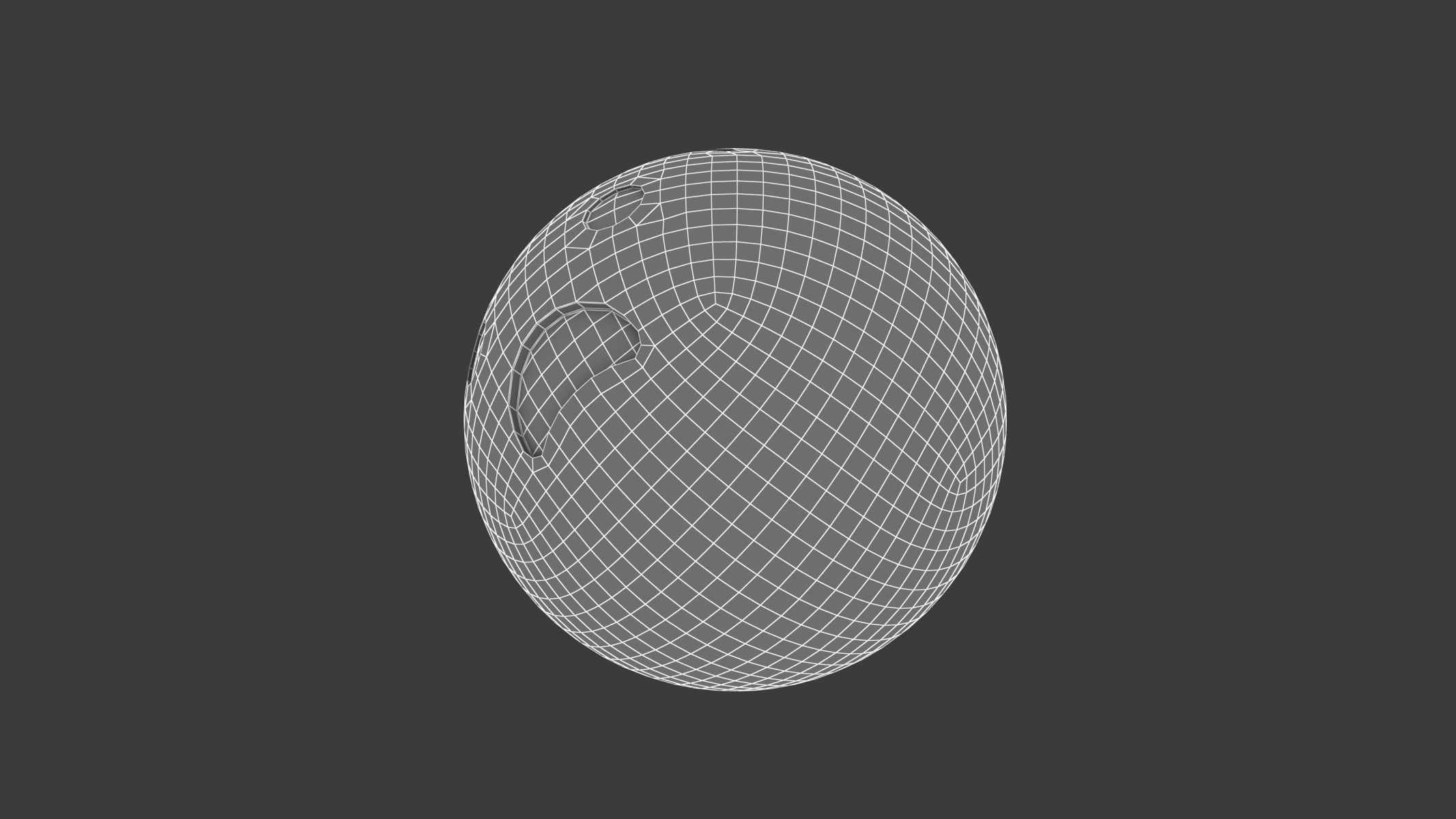 Apple Fearful Face 3D model_8